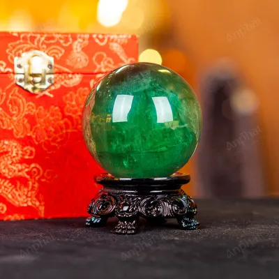 Quả Cầu Thạch Anh Xanh - Fluorite Xanh 4A - 0,7kg - M1879070