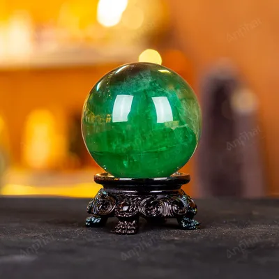 Quả Cầu Thạch Anh Xanh - Fluorite Xanh 4A - 0,7kg - M1879070