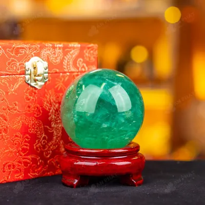 Quả Cầu Thạch Anh Xanh - Fluorite Xanh - 0,72kg - M1879072