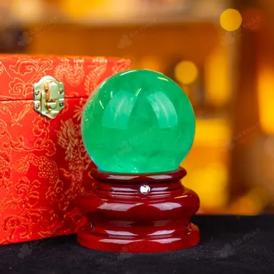 Quả Cầu Thạch Anh Xanh - Fluorite Xanh - 0,77kg - M1879077