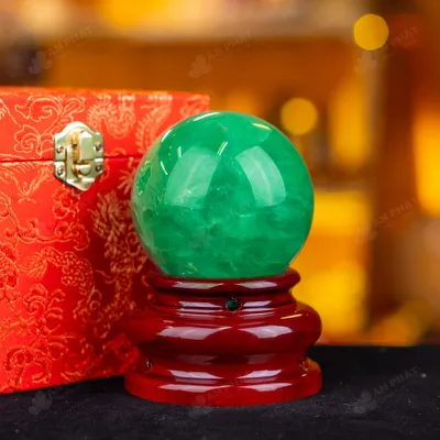 Quả Cầu Thạch Anh Xanh - Fluorite Xanh - 0,77kg - M1879077