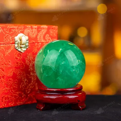 Quả Cầu Thạch Anh Xanh - Fluorite Xanh - 0,77kg - M1879077