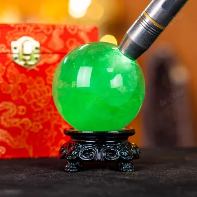 Quả Cầu Thạch Anh Xanh - Fluorite Xanh 4A - 0,78kg - M1879078