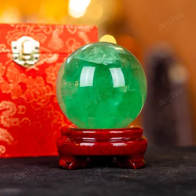 Quả Cầu Thạch Anh Xanh - Fluorite Xanh 4A - 0,78kg - M1879078