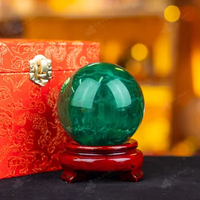 Quả Cầu Thạch Anh Xanh - Fluorite Xanh - 0,861kg - M18790861