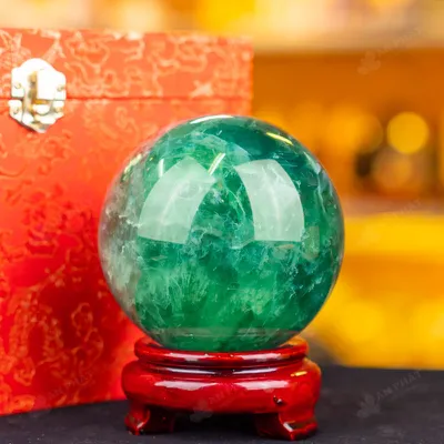 Quả Cầu Thạch Anh Xanh - Fluorite Xanh - 1,47kg - M1879147