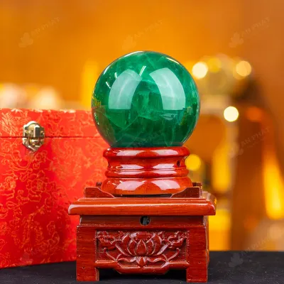 Quả Cầu Thạch Anh Xanh - Fluorite Xanh - 1,8kg - M187918
