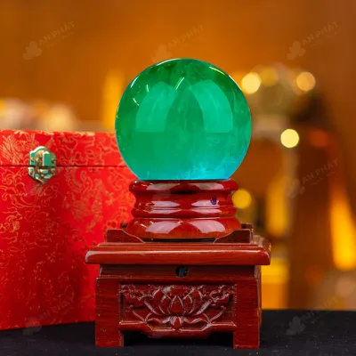 Quả Cầu Thạch Anh Xanh - Fluorite Xanh - 1,81kg - M1879181