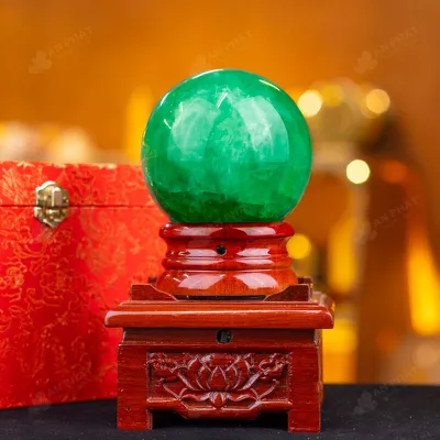 Quả Cầu Thạch Anh Xanh - Fluorite Xanh - 1,91kg - M1879191