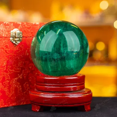 Quả Cầu Thạch Anh Xanh - Fluorite Xanh - 1,92kg - M1879192