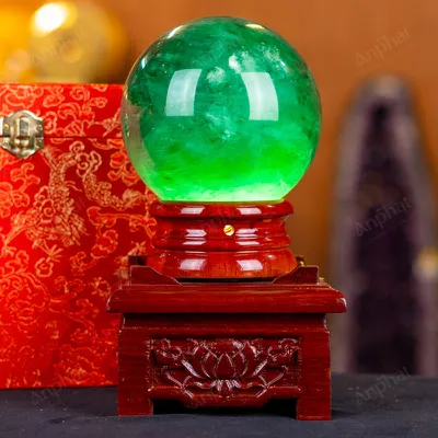 Quả Cầu Thạch Anh Xanh - Fluorite Xanh 4A - 2,56kg - M1879256