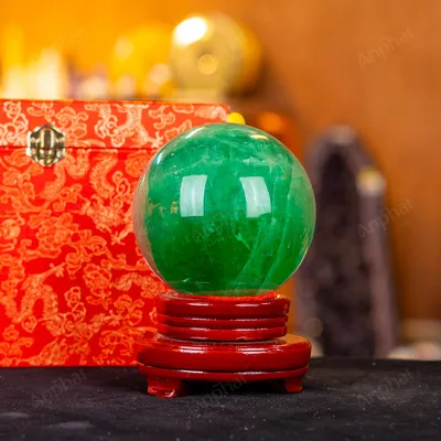 Quả Cầu Thạch Anh Xanh - Fluorite Xanh 4A - 2,69kg - M1879269