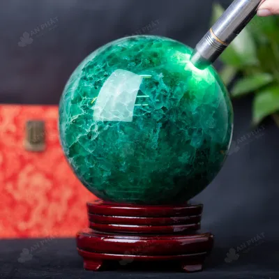 Quả Cầu Thạch Anh Xanh - Fluorite Xanh - 7,98Kg - M2272798