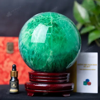 Quả Cầu Thạch Anh Xanh - Fluorite Xanh - 7,98Kg - M2272798