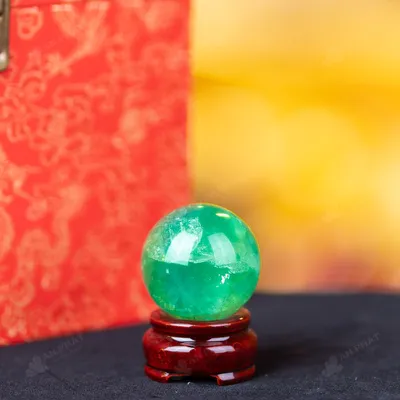 Quả Cầu Thạch Anh Xanh - Fluorite Xanh - 0,14Kg - M2650014
