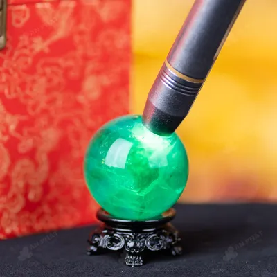 Quả Cầu Thạch Anh Xanh - Fluorite Xanh - 0,28Kg - M2650028