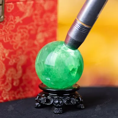 Quả Cầu Thạch Anh Xanh - Fluorite Xanh - 0,36Kg - M2650036