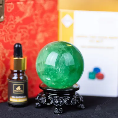 Quả Cầu Thạch Anh Xanh - Fluorite Xanh - 0,36Kg - M2650036