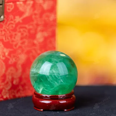 Quả Cầu Thạch Anh Xanh - Fluorite Xanh - 0,36Kg - M2650036