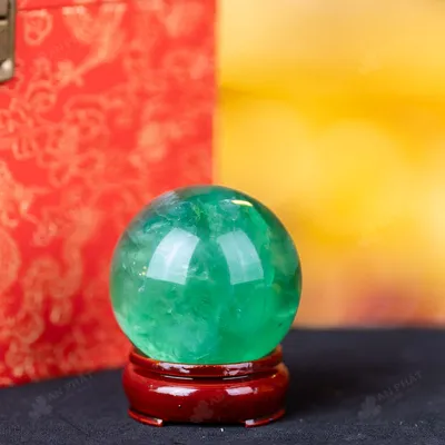 Quả Cầu Thạch Anh Xanh - Fluorite Xanh - 0,41Kg - M2650041