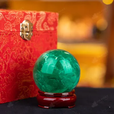 Quả Cầu Thạch Anh Xanh - Fluorite Xanh - 0,44Kg - M2650044