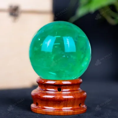 Quả Cầu Thạch Anh Xanh - Fluorite Xanh - 1,35Kg - M2650135