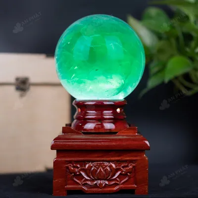 Quả Cầu Thạch Anh Xanh - Fluorite Xanh - 3,36Kg - M2650336