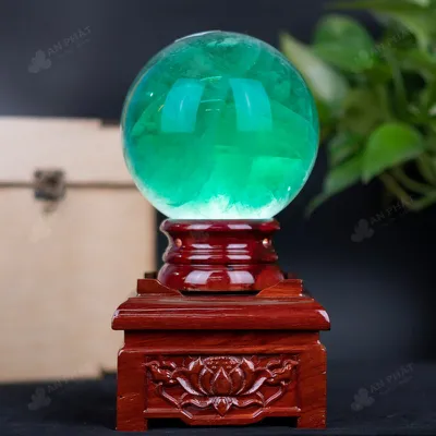 Quả Cầu Thạch Anh Xanh - Fluorite Xanh - 3,36Kg - M2650336
