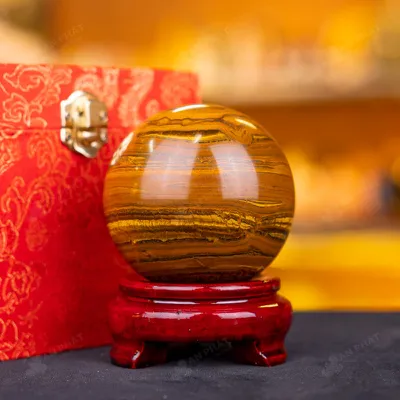 Quả Cầu Phong Thủy Đá Mắt Hổ - 0,82kg - M2769082