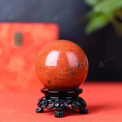 Quả Cầu Ngọc Bích Đỏ - 1,3kg - M021013