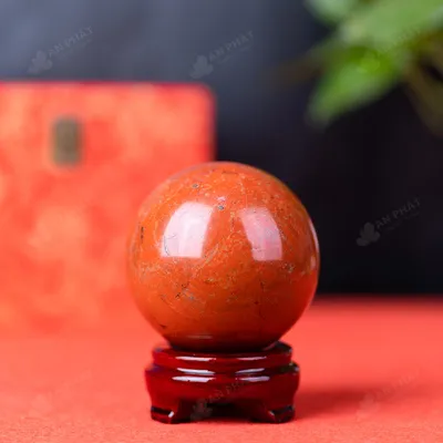 Quả Cầu Ngọc Bích Đỏ - 1,3kg - M021013