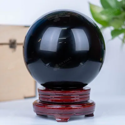 Quả Cầu Obsidian Đen - 7,46kg - M2192746