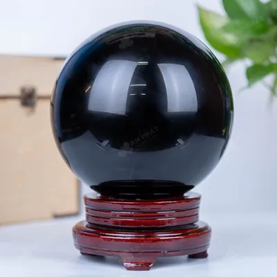 Quả Cầu Obsidian Đen - 7,46kg - M2192746