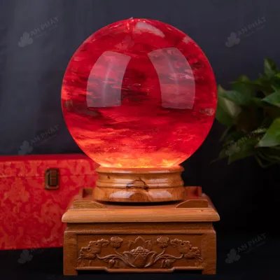 Quả Cầu Đá Núi Lửa Đỏ - 18,6 Kg - M0346186