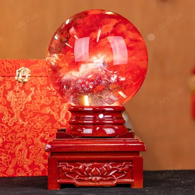 Quả Cầu Đá Núi Lửa Đỏ - 5,8kg - M034658