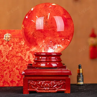 Quả Cầu Đá Núi Lửa Đỏ - 6,4kg - M034664