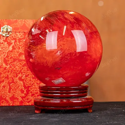 Quả Cầu Đá Núi Lửa Đỏ - 6,4kg - M034664