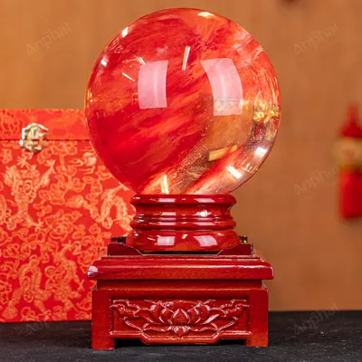 Quả Cầu Đá Núi Lửa Đỏ - 6,5kg - M034665