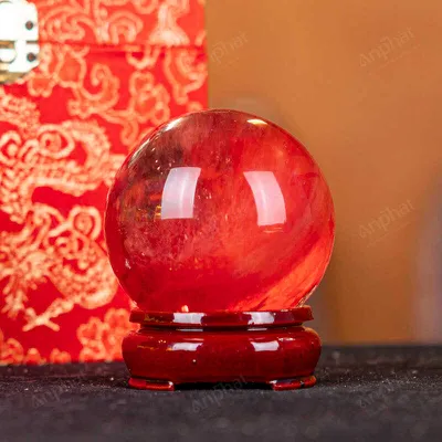 Quả Cầu Đá Núi Lửa Đỏ - 0,31kg - M2157031