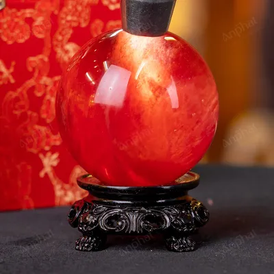 Quả Cầu Đá Núi Lửa Đỏ - 0,32kg - M2157032