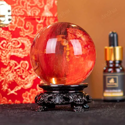 Quả Cầu Đá Núi Lửa Đỏ - 0,33kg - M2157033