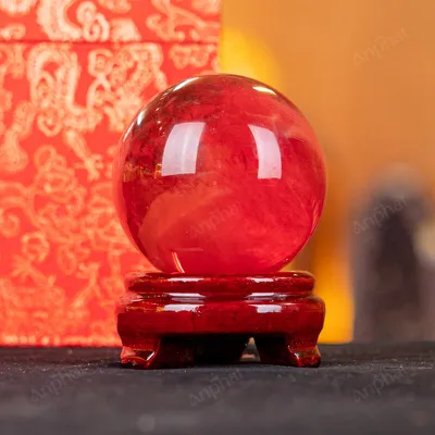Quả Cầu Đá Núi Lửa Đỏ - 0,561kg - M21570561