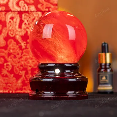 Quả Cầu Đá Núi Lửa Đỏ - 0,561kg - M21570561