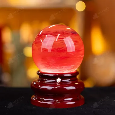 Quả Cầu Đá Núi Lửa Đỏ - 0,62kg - M2157062