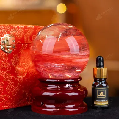 Quả Cầu Đá Núi Lửa Đỏ - 0,77kg - M2157077