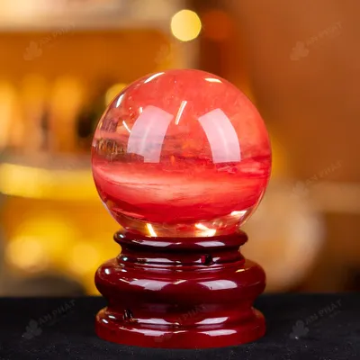 Quả Cầu Đá Núi Lửa Đỏ - 0,77kg - M2157077