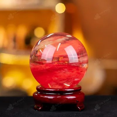 Quả Cầu Đá Núi Lửa Đỏ - 0,77kg - M2157077