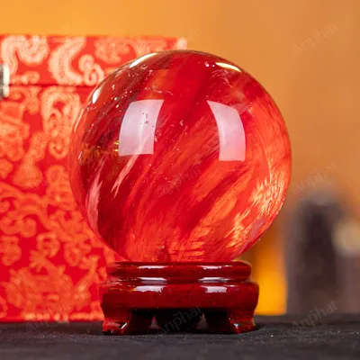 Quả Cầu Đá Núi Lửa Đỏ - 1,42kg - M2157142