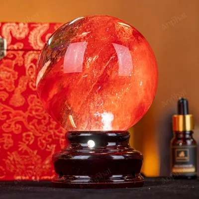 Quả Cầu Đá Núi Lửa Đỏ - 1,42kg - M2157142