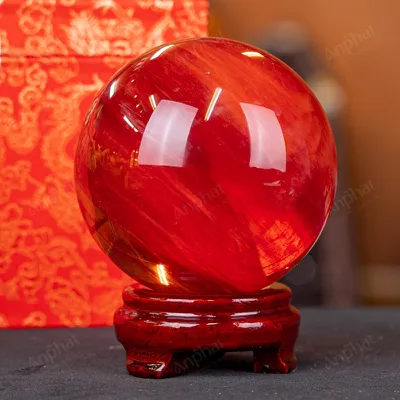 Quả Cầu Đá Núi Lửa Đỏ - 1,45kg - M2157145